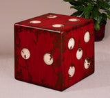 Dice Accent Table - Red / White by Uttermost - View 2