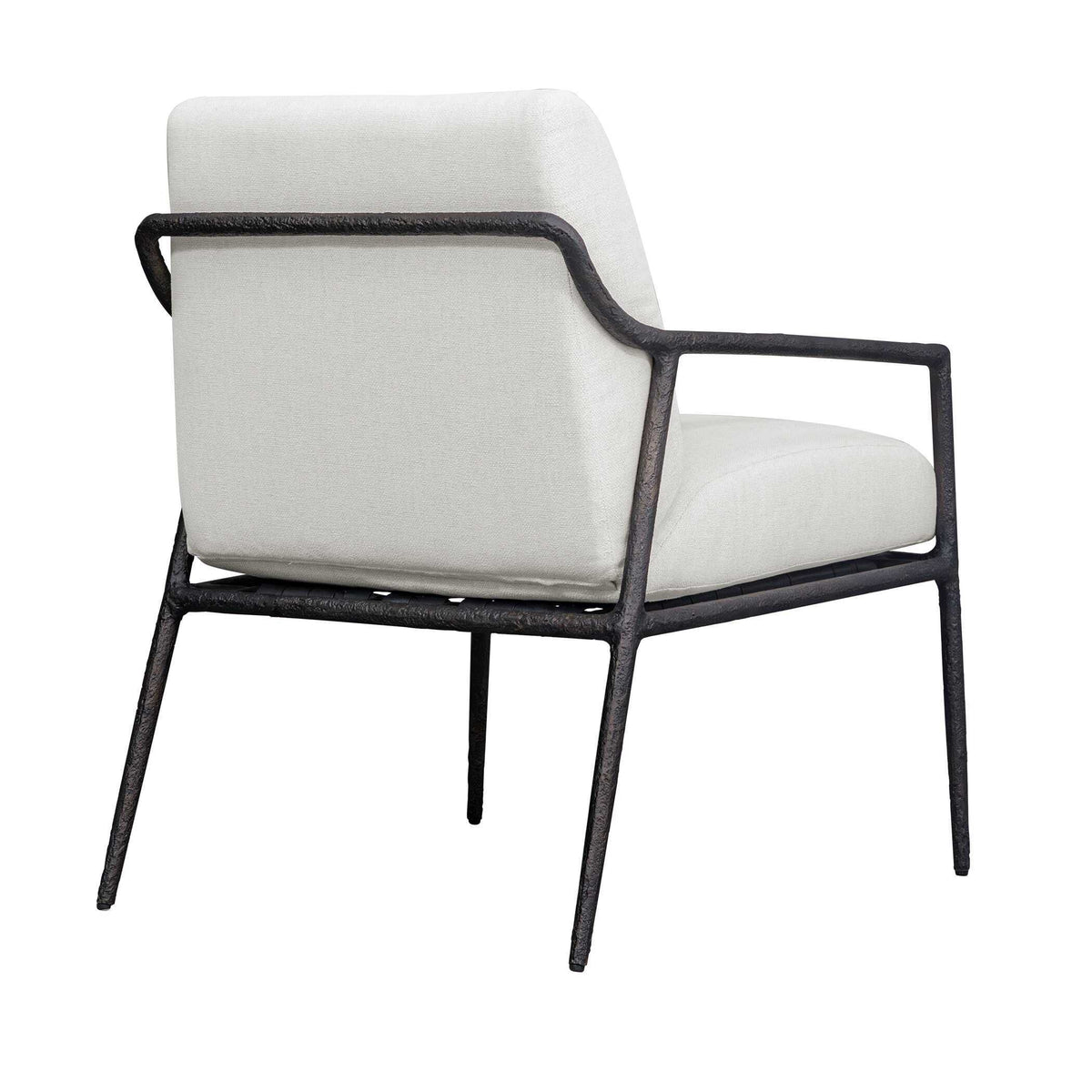Thayer Outdoor Upholstered Lounge Chair - White by Uttermost - View 8