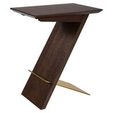 Breakthrough Modern Accent Table - Dark Brown / Gold by Uttermost - View 5