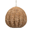Kauri 5 Light Wooden Bead Pendant Brass / Woodtone - Light Brown by Uttermost - View 1