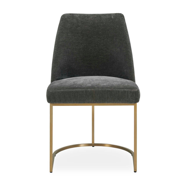 Hanni Upholstered Dining Chair - Dark Gray by Uttermost - View 1