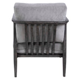 Brunei Modern Accent Chair - Light Gray by Uttermost - View 5