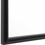 Rousseau Iron Window Mirror - Black by Uttermost - View 5