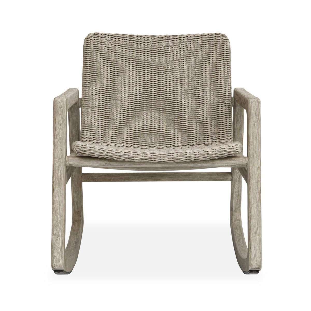 Sumba Outdoor Wicker Rocking Chair - Gray by Uttermost - View 1