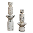 Nouveau Tower Sculptures (Set of 2) - White by Uttermost - View 1