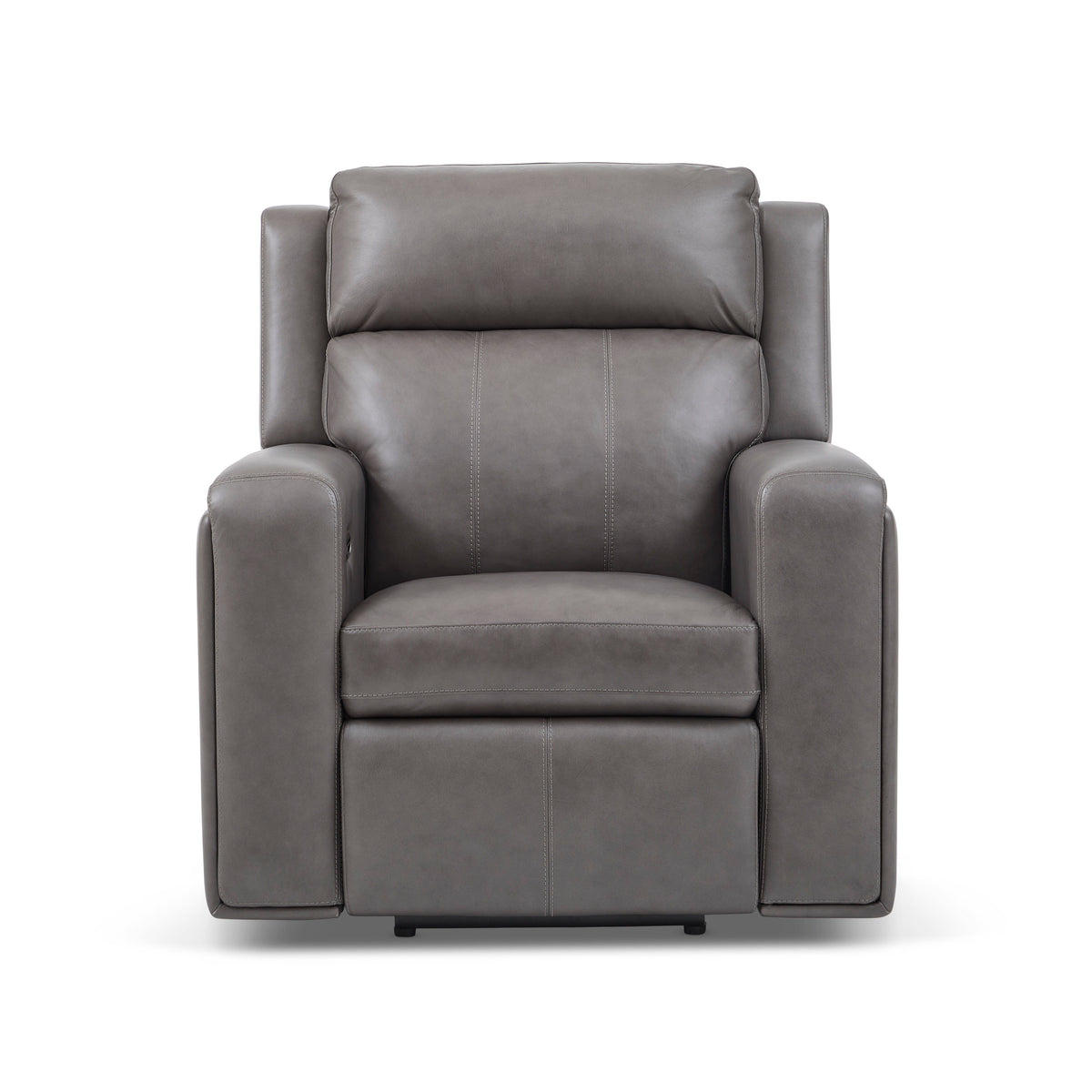 Wyatt Power Recliner With Power Headrest & Lumbar - Gunmetal | Flexsteel