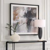 Wings Neutral Abstract Framed Print - Black by Uttermost - View 3