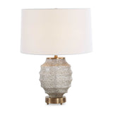 Acosta Ribbed Table Lamp - Gray / Bronze by Uttermost - View 1