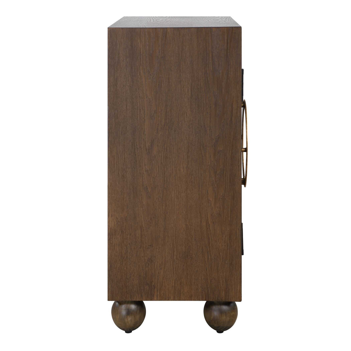 Mayenne 2 Door Wood Cabinet Oak - Dark Brown by Uttermost - View 5