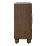 Mayenne 2 Door Wood Cabinet Oak - Dark Brown by Uttermost - View 5