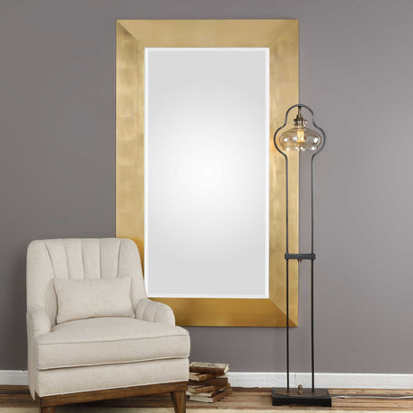 Chaney Mirror - Gold by Uttermost - View 2