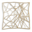 Tangled Up Outdoor Teak Wall Decor Woodtone - Light Brown by Uttermost - View 1
