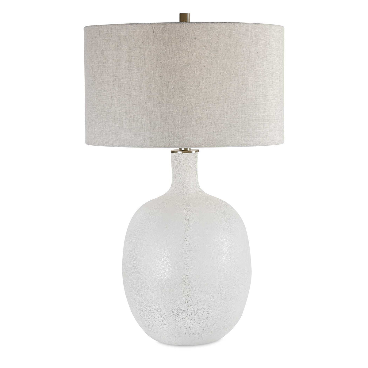 Whiteout Mottled Glass Table Lamp by Uttermost - View 1