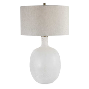 Whiteout Mottled Glass Table Lamp by Uttermost - View 1