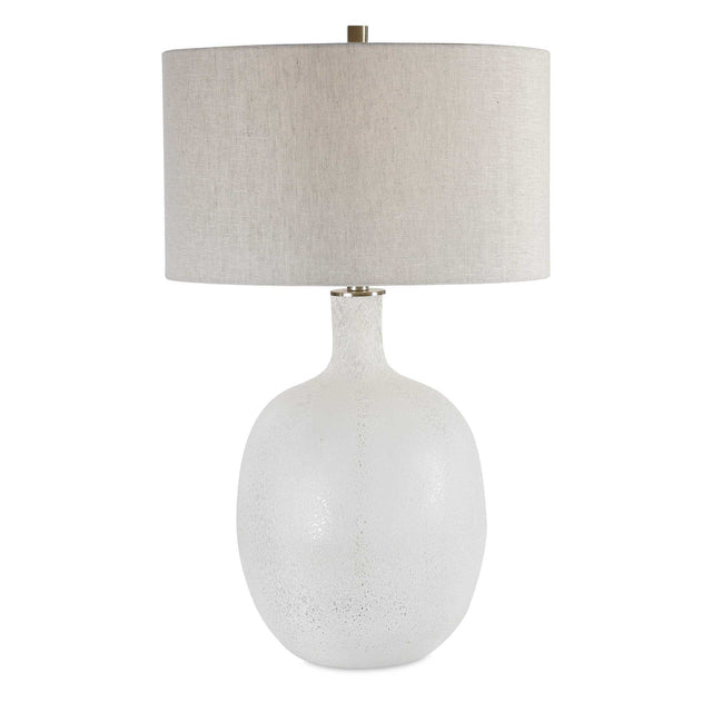 Whiteout Mottled Glass Table Lamp by Uttermost - View 1