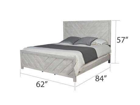 DENVER Queen 4PC Modern Style Storage Bedroom Set Made with Wood in Natural (NJ INVENTORY) - sold by Home Elegance USA
