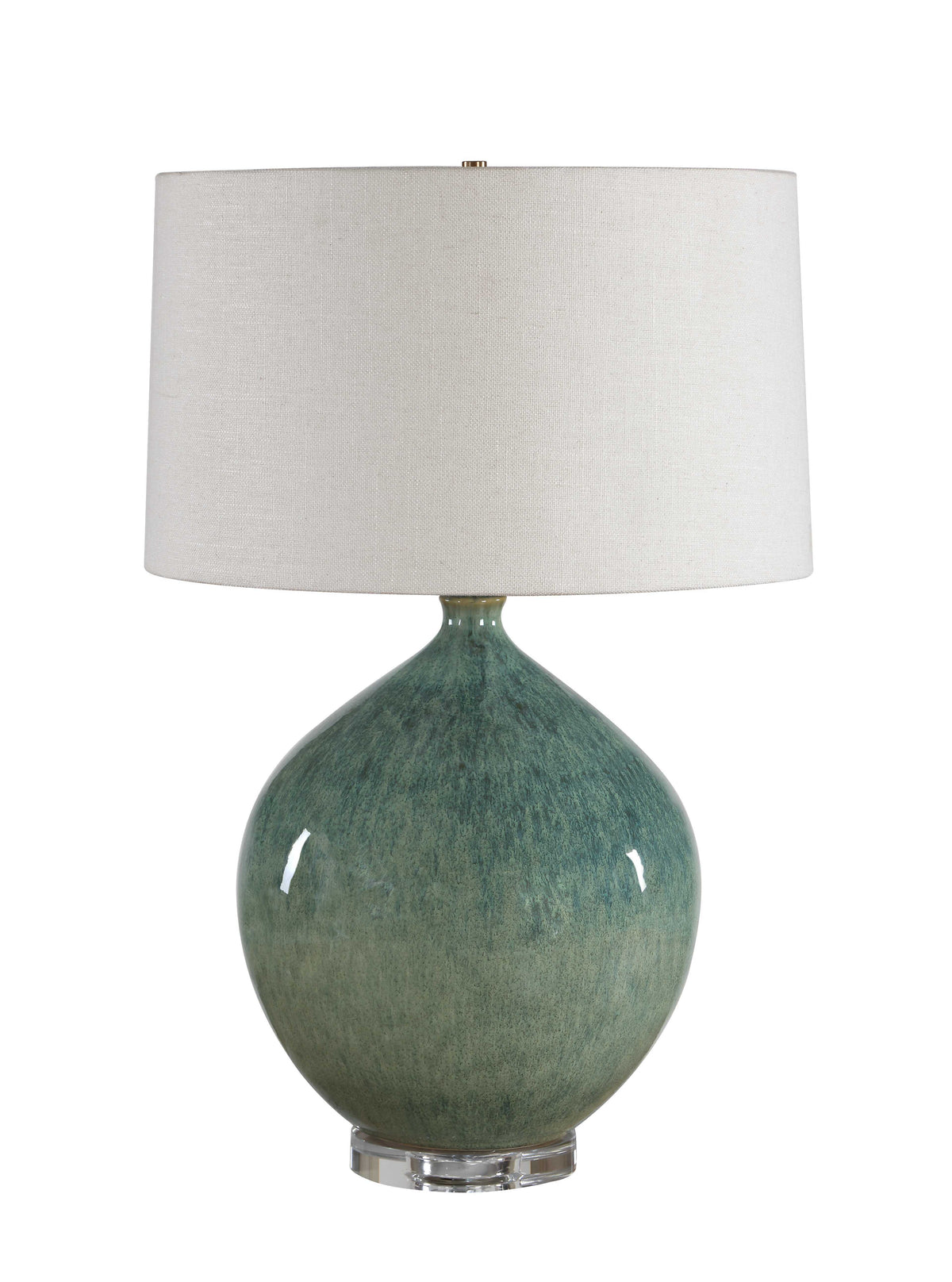 Callista Table Lamp Teal Blue - Light Blue by Uttermost - View 3