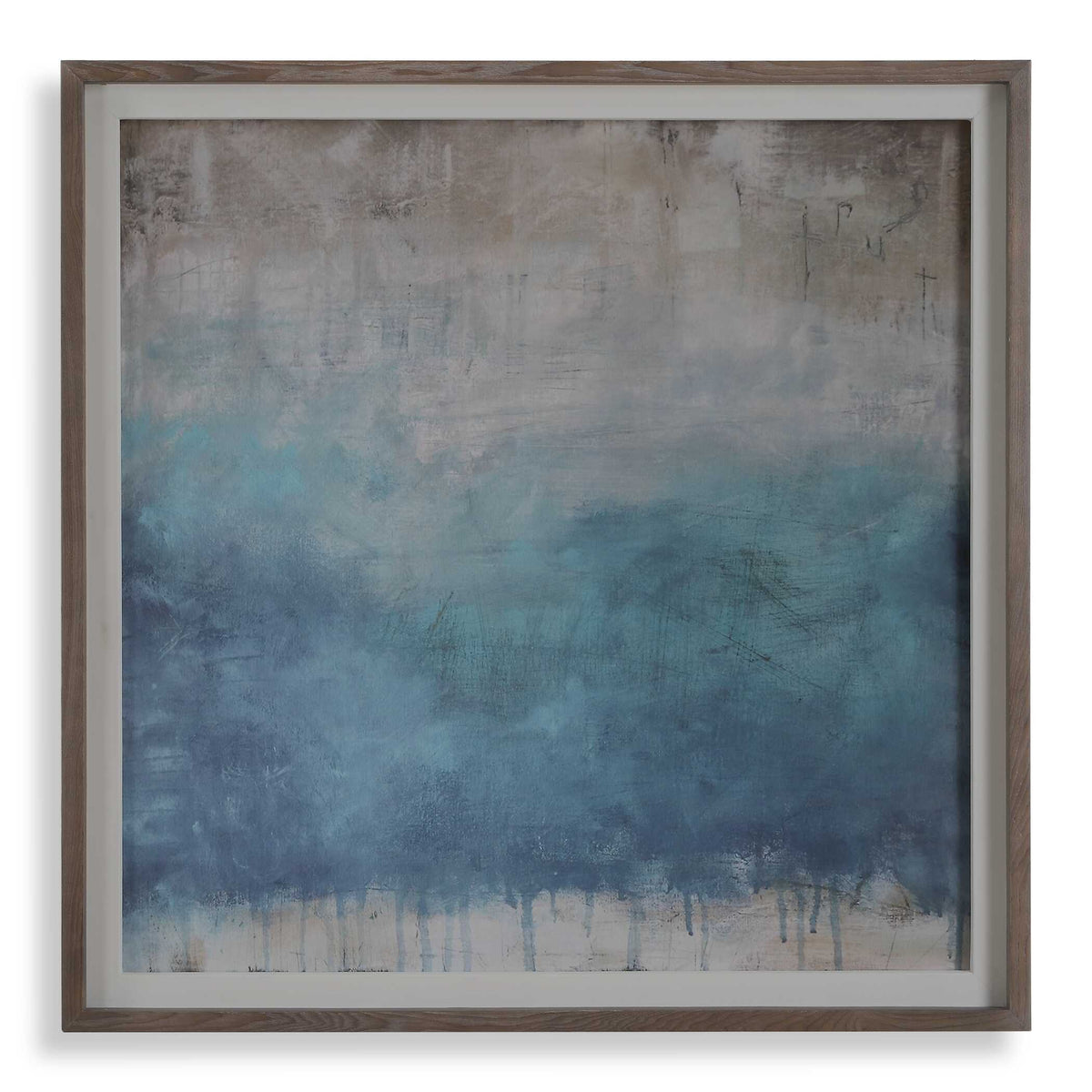 Serenity Paused Framed Abstract Print - Blue by Uttermost - View 1