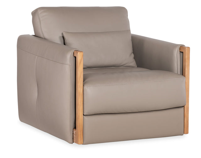 Meridian Swivel Chair - Gray by Hooker Furniture - View 1