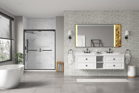 72*23*21in Wall Hung Doulble Sink Bath Vanity Cabinet Only in Bathroom Vanities without Tops - W1272107576 - image - 6