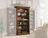 Brookhaven Open Bookcase - Dark Brown by Hooker Furniture - View 2