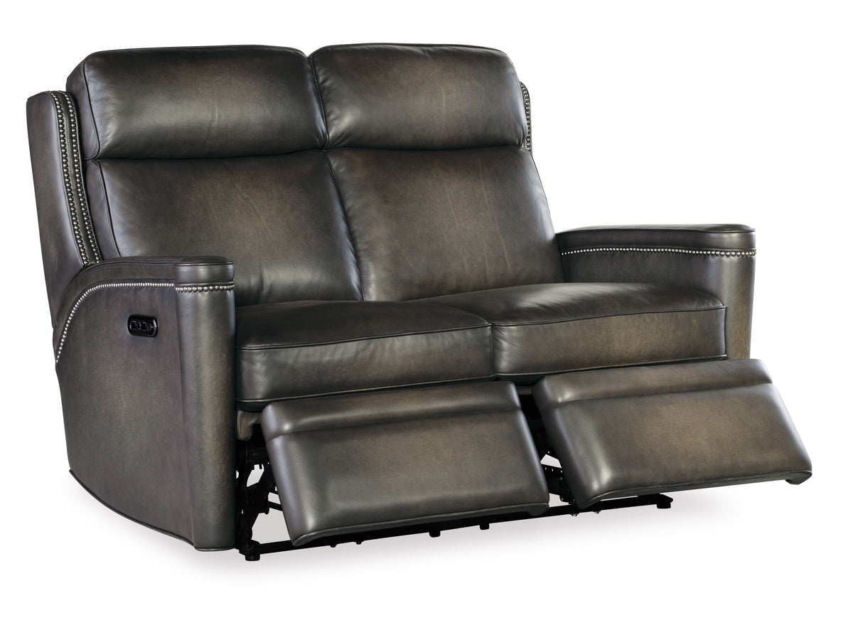 Hamilton Power Loveseat With Power Headrest - Dark Brown by Hooker Furniture - View 4