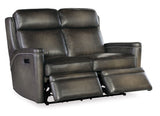 Hamilton Power Loveseat With Power Headrest - Dark Brown by Hooker Furniture - View 4