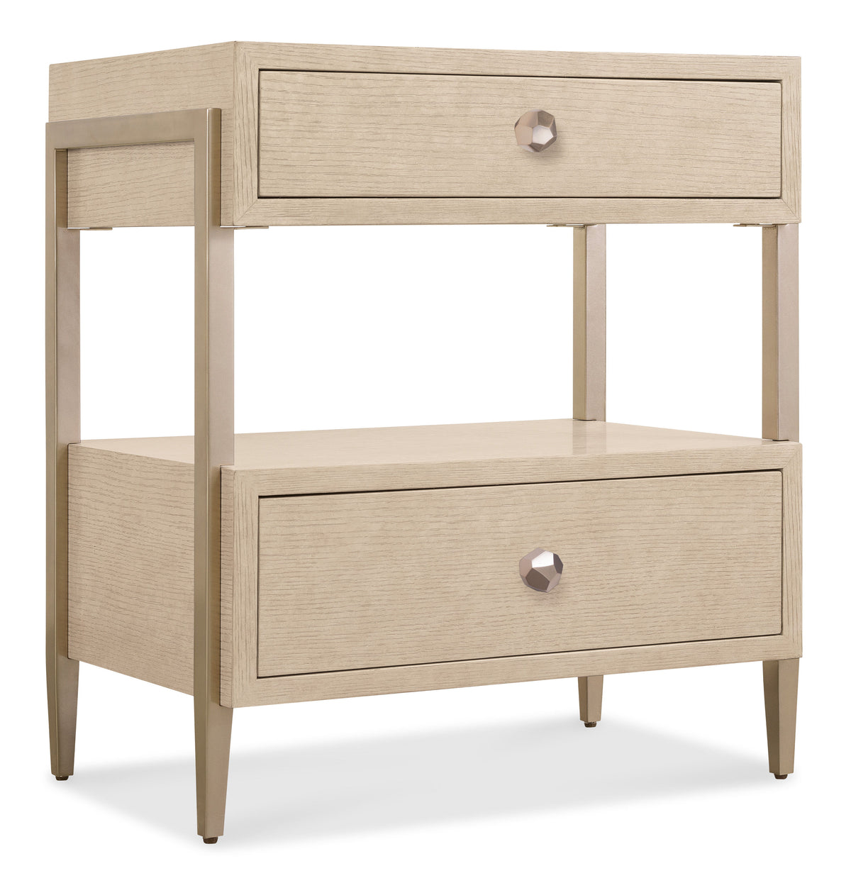 Westwood Two-Drawer Nightstand - Beige by Hooker Furniture - View 1
