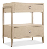Westwood Two-Drawer Nightstand - Beige by Hooker Furniture - View 1