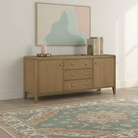 Reed Entertainment Base - Driftwood Oak | Flexsteel