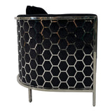 Black and Silver Sofa Chair - Home Elegance USA