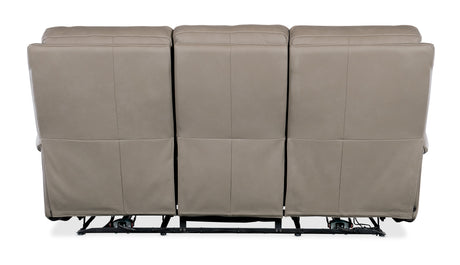 Somers Sofa With Power Recline & Power Headrest - Light Gray by Hooker Furniture - View 4