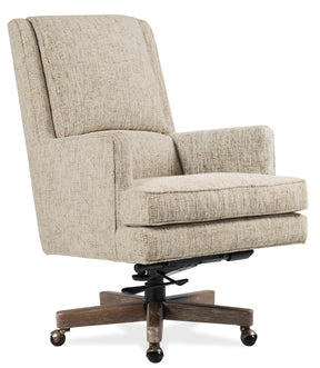 Wright Fabric Executive Swivel Tilt Chair - Beige by Hooker Furniture - View 1