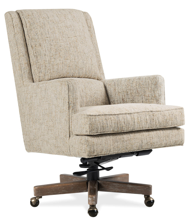Wright Fabric Executive Swivel Tilt Chair - Beige by Hooker Furniture - View 1