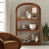 Achley Seamless Wooden Etagere Woodtone - Light Brown by Uttermost - View 2