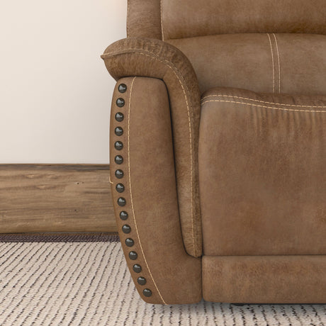Beau Power Reclining Sofa With Power Headrests - Silt | Flexsteel