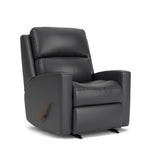Catalina Transitional Leather Rocking Recliner | Flexsteel