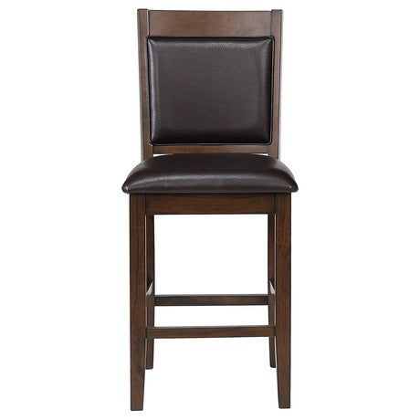 Ferrara Brown and Walnut 5-piece Counter Height Dining Set - sold by Home Elegance USA