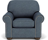 Preston Fabric Chair With Nailhead Trim | Flexsteel
