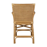 Pacific Rattan Counter Stool - Light Brown / White by Uttermost - View 5