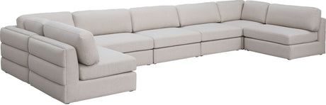 Beckham - Modular Sectional 7 Piece - Beige | Home Elegance USA