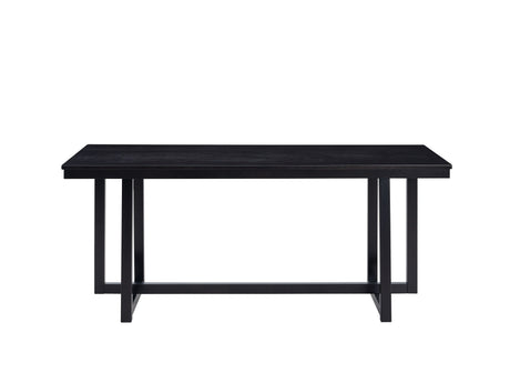 Kini Black Finish 7PCs Dining Room Set - sold by Home Elegance USA