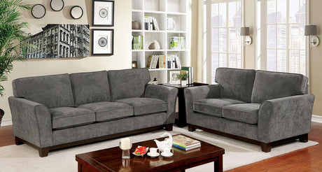 Caldicot - Sofa & Loveseat - Gray | Home Elegance USA