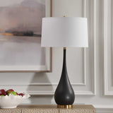 Nocturnal Black Table Lamp by Uttermost - View 3