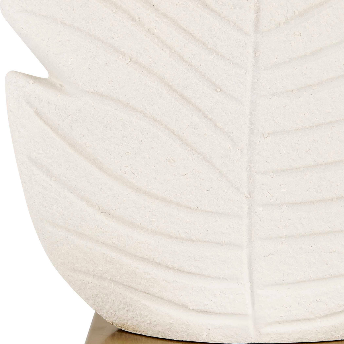 Palm Leaf Table Lamp - White by Uttermost - View 8