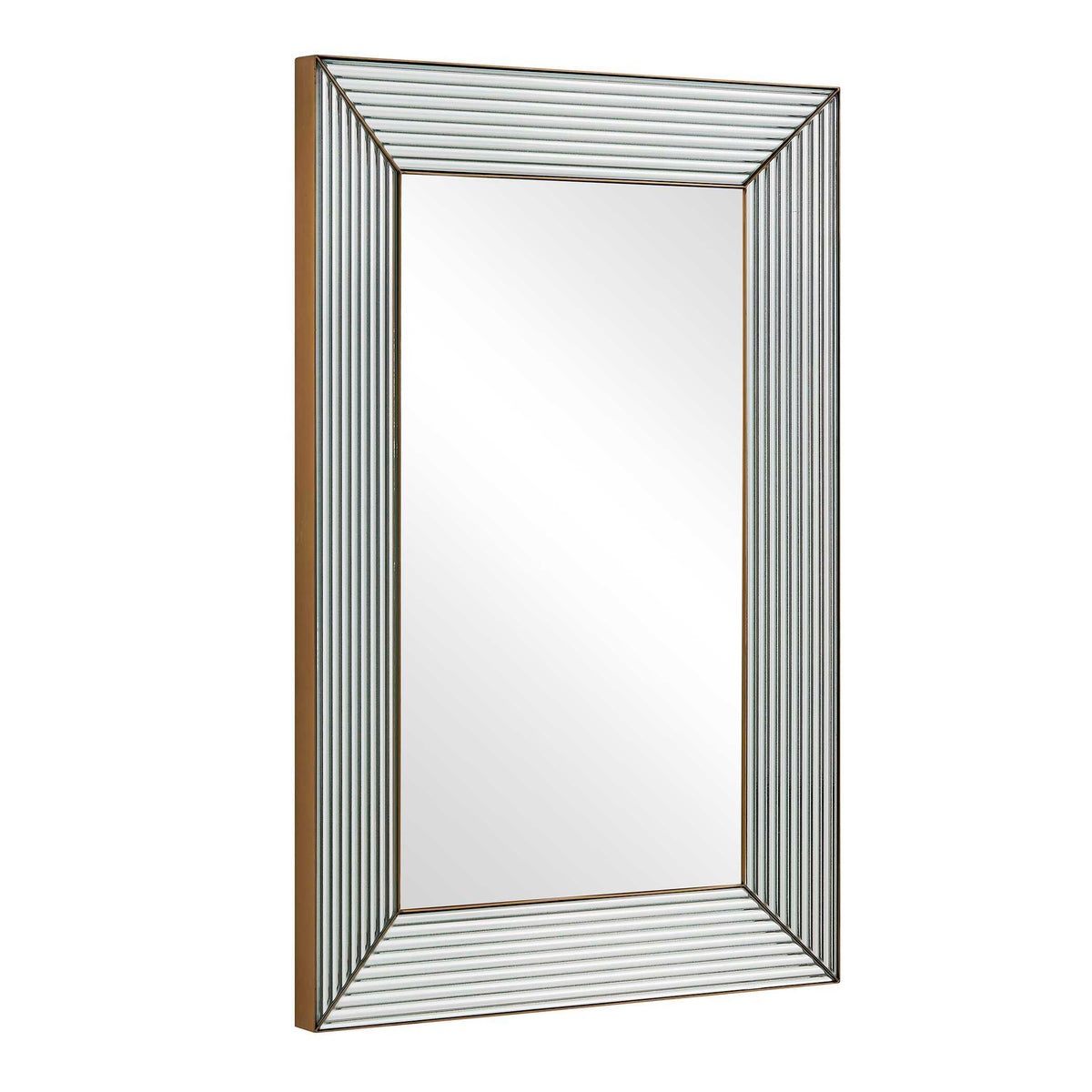 Illuminate Mirror Antique Brass - Gold by Uttermost - View 4