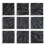 Malosi Wood Wall Decor (Set of 9) - Black by Uttermost - View 1