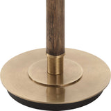 Keros Floor Lamp Dark Oak - Dark Brown by Uttermost - View 6