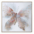 Free Flying Hand Painted Canvas - Blue / Beige by Uttermost - View 1