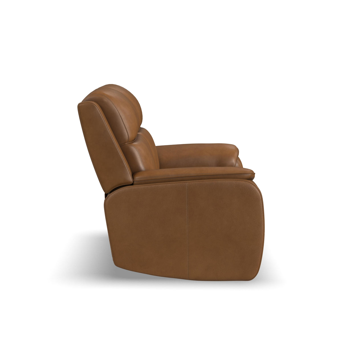Ziggy Power Reclining Loveseat With Power Headrest, Lumbar, Heat & Massage - Camel | Flexsteel